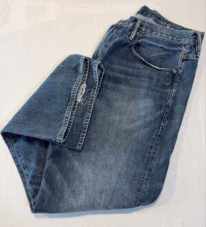 VTG Gap 1969 Men's Loose Fit Blue Denim Jeans Ringspun Cotton 36x32 EUC